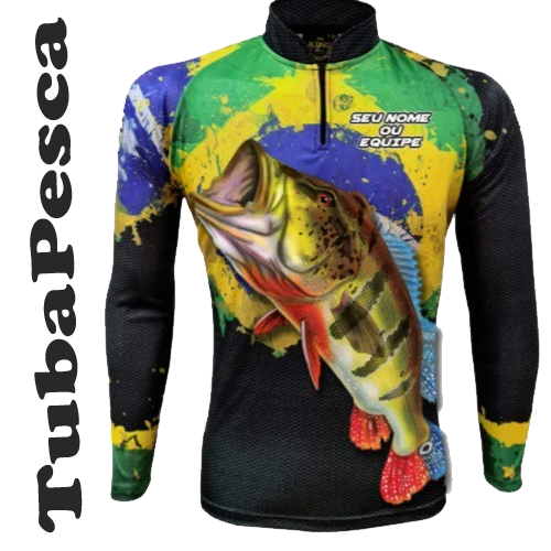 Camiseta de Pesca KING com Proteção UV
