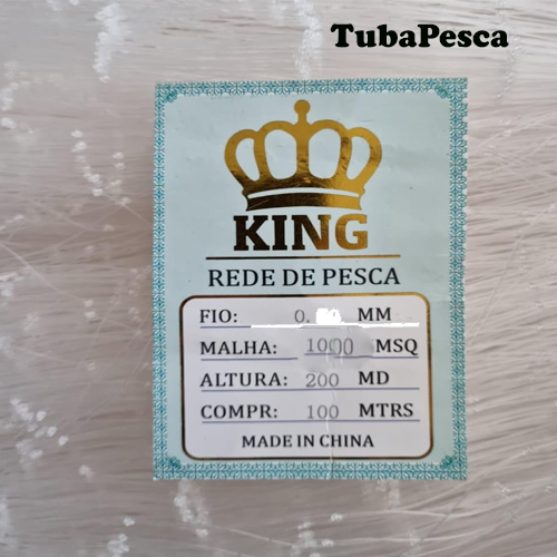 Fio 0.35 Malha 40mm - 8cm Esticada - VIRADA - 48 Malhas - 3,84mts Altura