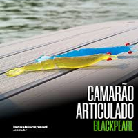 Camarão Articulado (3 unidades - Sem JIG) Tamanhos: 6.5cm, 8.5cm, 10cm e 13.5cm