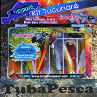 Isca Artificial Black Pearl - Kit Tucunaré