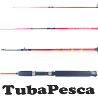 Vara p/ Molinete LZX King Life Red 15-30 lb 2 partes - 4' 5"